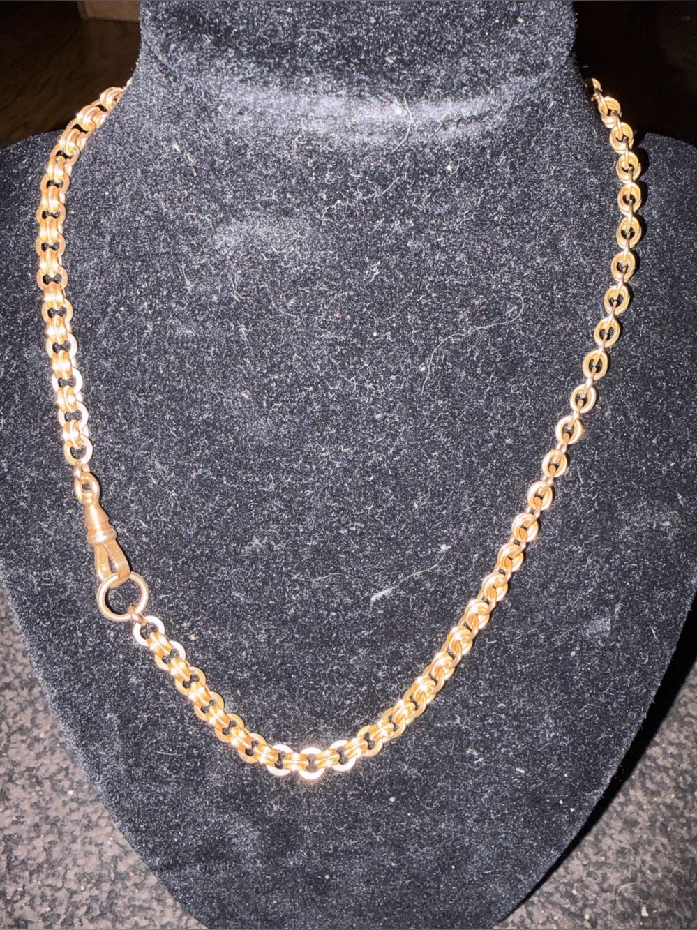 14k Yellow Gold Necklace Or Pocket  Watches  Link Chain .702 16 Inches 20g